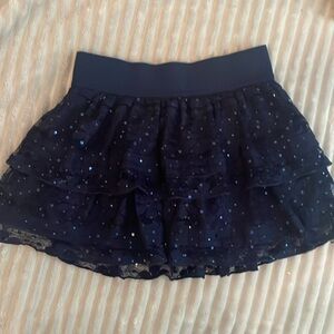 Justice Navy Sequin Skirt (KIDS)